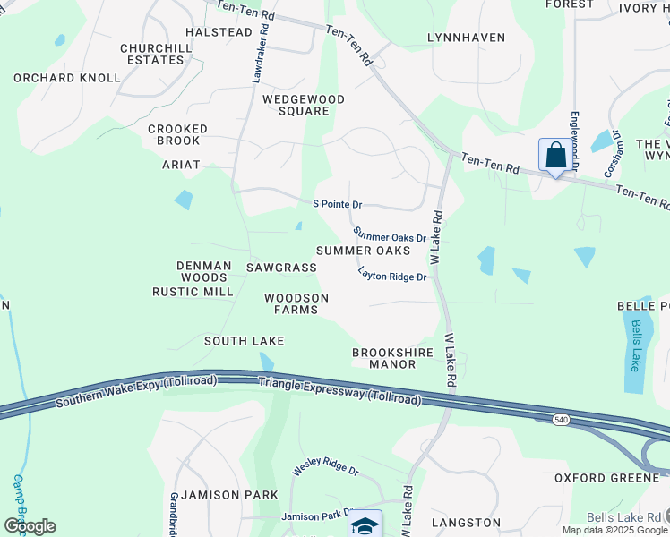 map of restaurants, bars, coffee shops, grocery stores, and more near 3601 Bentgrass Court in Apex