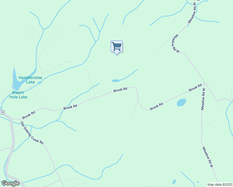 map of restaurants, bars, coffee shops, grocery stores, and more near 3450 Brook Road in Greenback