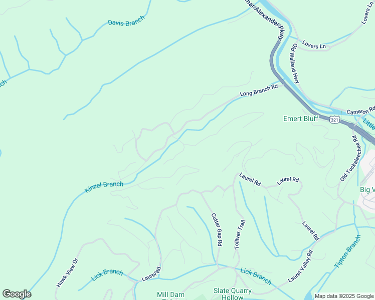 map of restaurants, bars, coffee shops, grocery stores, and more near 509 Lady Slipper Lane in Townsend