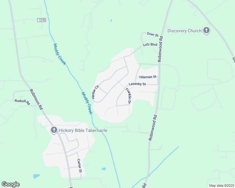 map of restaurants, bars, coffee shops, grocery stores, and more near 1682 Lazenby Street in Newton