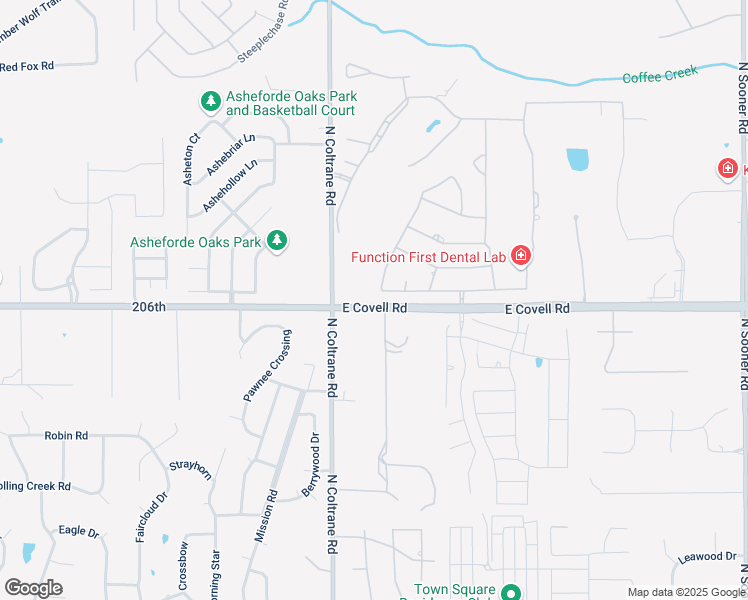 map of restaurants, bars, coffee shops, grocery stores, and more near 3000 Sawgrass Road in Edmond