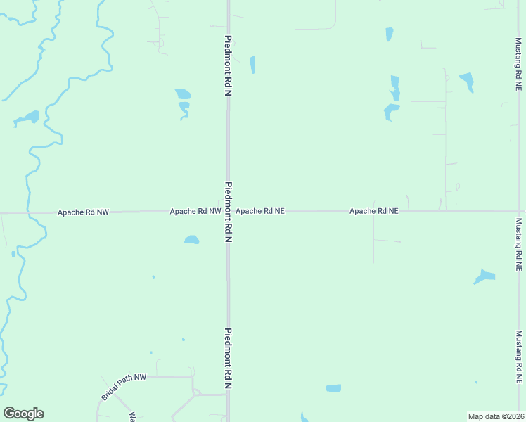 map of restaurants, bars, coffee shops, grocery stores, and more near 194 Apache Road Northeast in Piedmont