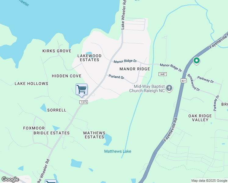 map of restaurants, bars, coffee shops, grocery stores, and more near 3209 Stoneyford Court in Raleigh