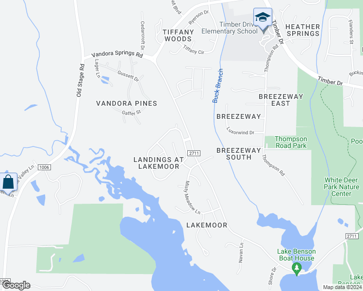 map of restaurants, bars, coffee shops, grocery stores, and more near 1613 Cane Creek Drive in Garner