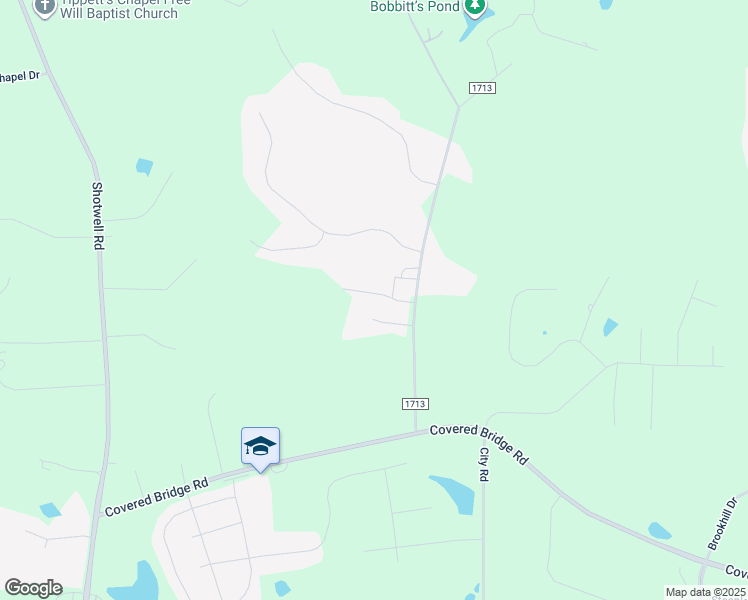 map of restaurants, bars, coffee shops, grocery stores, and more near 327F Bobbitt Road in Clayton