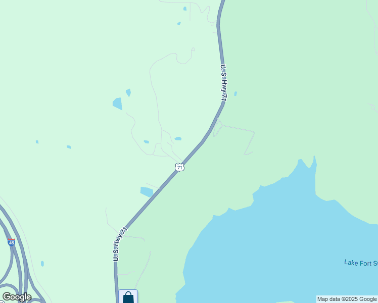 map of restaurants, bars, coffee shops, grocery stores, and more near 17237 North Highway 71 in Mountainburg