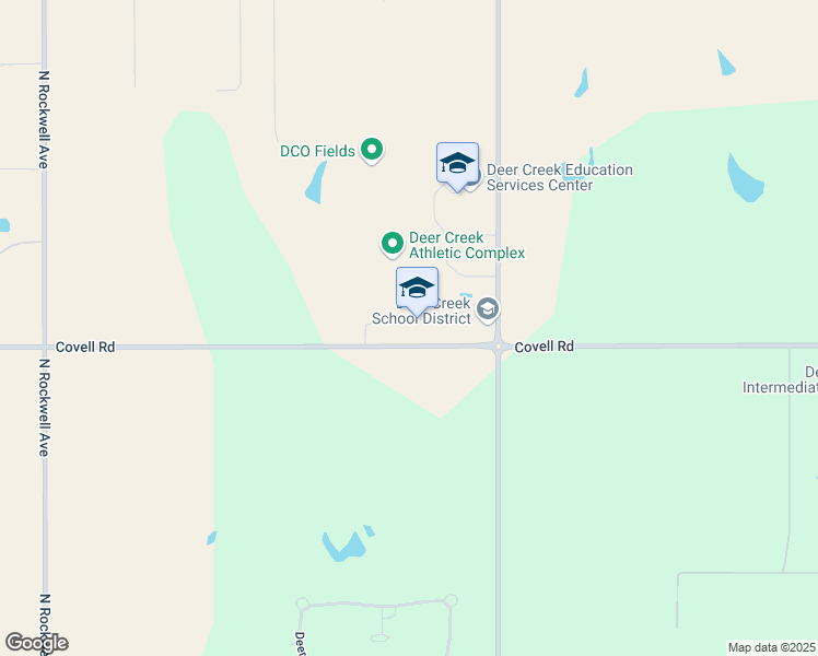 map of restaurants, bars, coffee shops, grocery stores, and more near 6101 Northwest 206th Street in Edmond