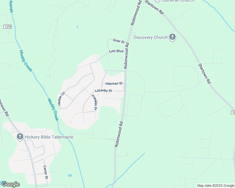 map of restaurants, bars, coffee shops, grocery stores, and more near 1821 Lazenby Street in Newton