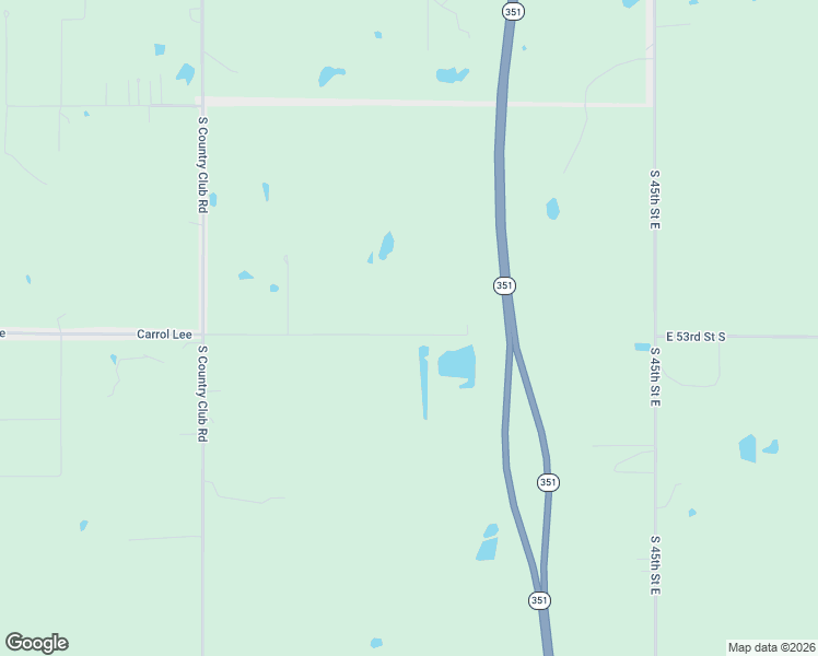 map of restaurants, bars, coffee shops, grocery stores, and more near 5593 East 53rd Street South in Muskogee