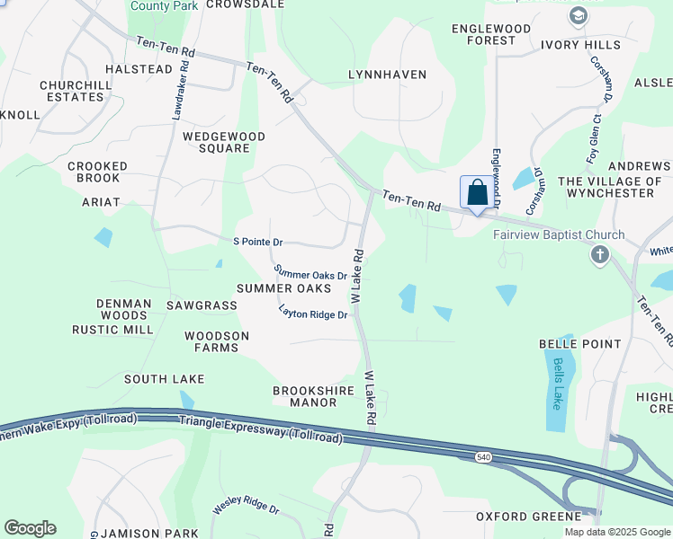 map of restaurants, bars, coffee shops, grocery stores, and more near 3108 Summer Oaks Drive in Apex