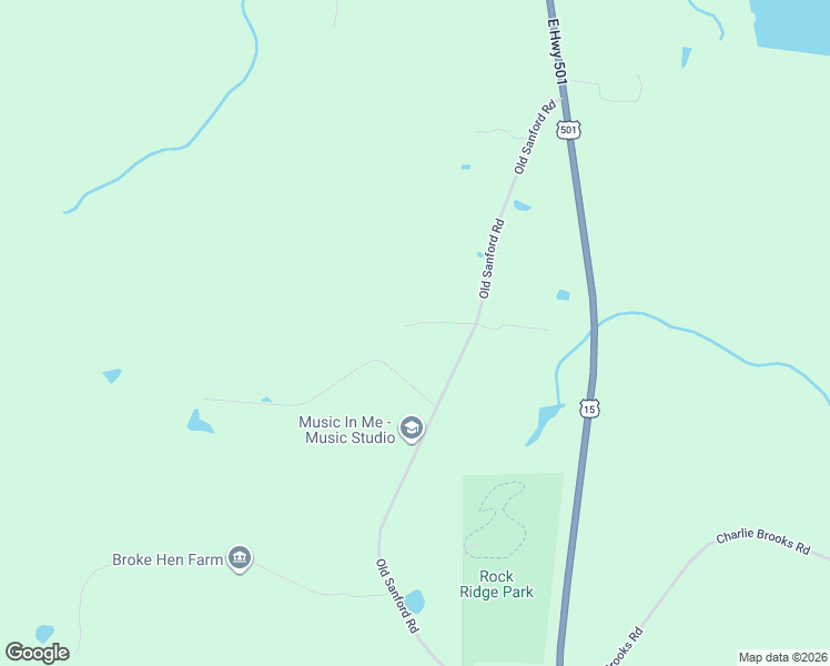 map of restaurants, bars, coffee shops, grocery stores, and more near 160 Louise Jenkins Road in Moncure