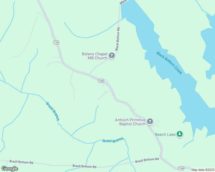 map of restaurants, bars, coffee shops, grocery stores, and more near 14587 Highway 104 North in Lexington