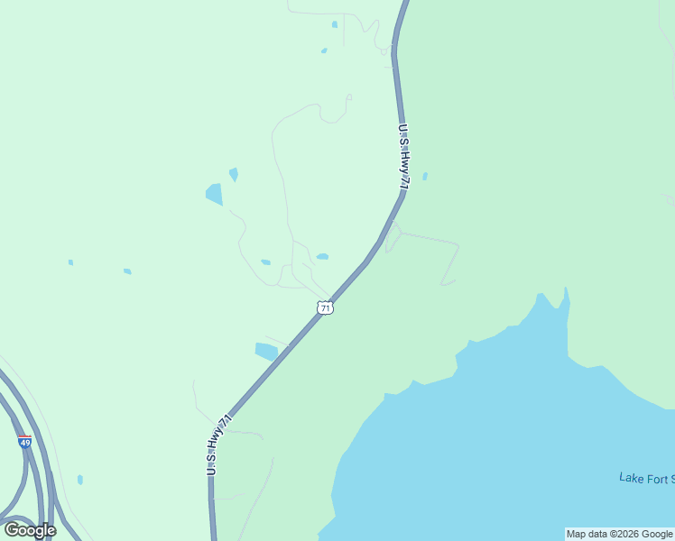map of restaurants, bars, coffee shops, grocery stores, and more near 17237 North Highway 71 in Mountainburg