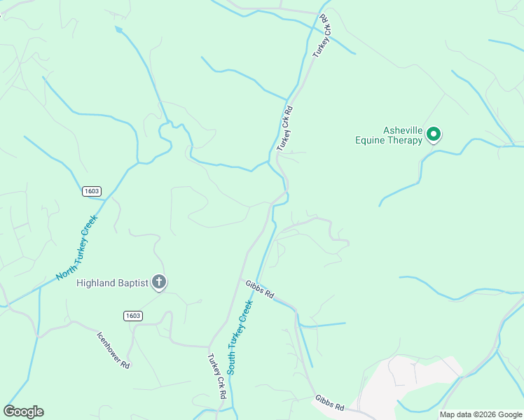 map of restaurants, bars, coffee shops, grocery stores, and more near 432 Turkey Creek Road in Leicester
