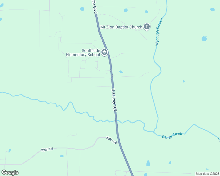 map of restaurants, bars, coffee shops, grocery stores, and more near 2530 Batesville Boulevard in Batesville