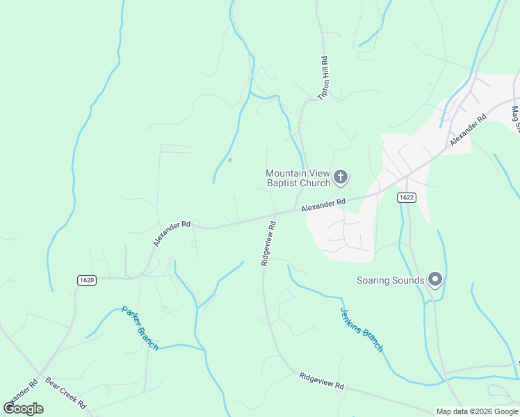 map of restaurants, bars, coffee shops, grocery stores, and more near 1049 Alexander Road in Leicester