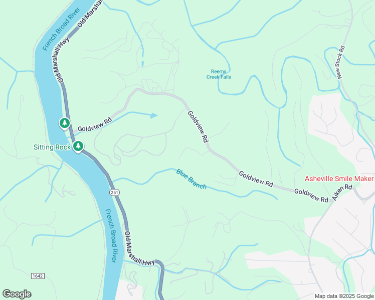 map of restaurants, bars, coffee shops, grocery stores, and more near 26 Spanish Oaks in Asheville