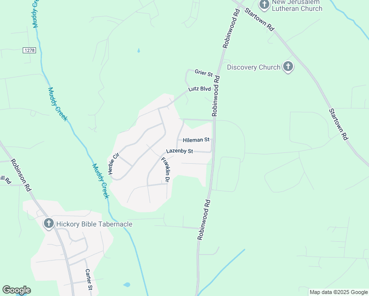 map of restaurants, bars, coffee shops, grocery stores, and more near 1772 Lazenby Street in Newton