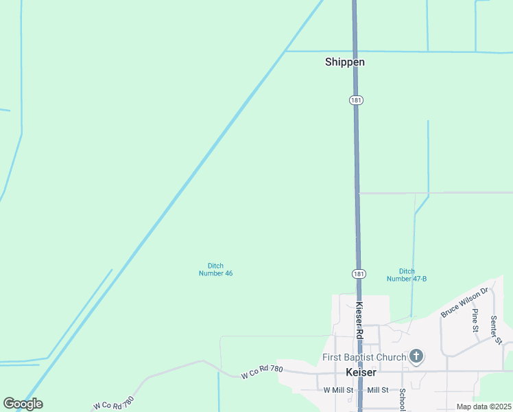 map of restaurants, bars, coffee shops, grocery stores, and more near in Keiser