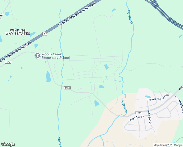 map of restaurants, bars, coffee shops, grocery stores, and more near 2807-2999 Woodfield Dead End Road in Apex