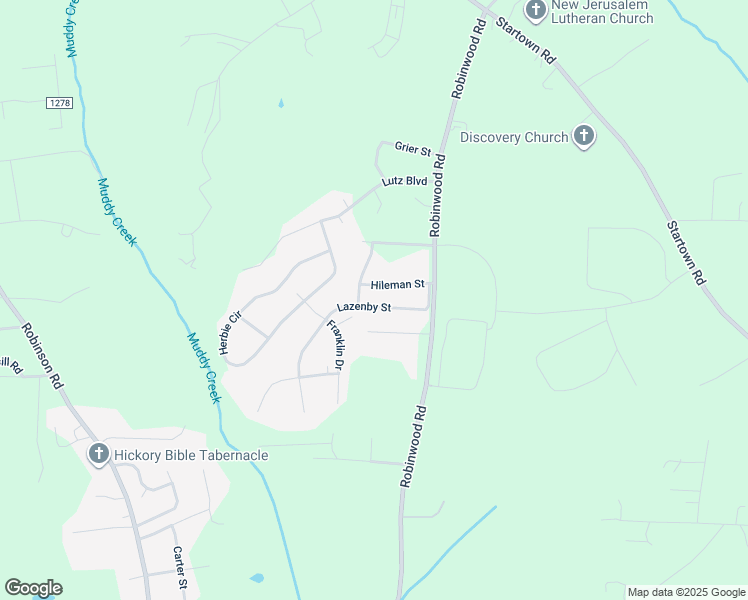 map of restaurants, bars, coffee shops, grocery stores, and more near 1772 Lazenby Street in Newton