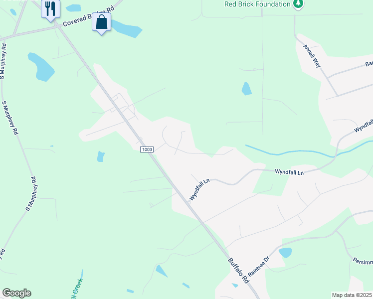 map of restaurants, bars, coffee shops, grocery stores, and more near 9 Pansy Park in Clayton
