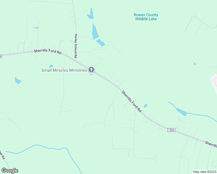 map of restaurants, bars, coffee shops, grocery stores, and more near 3985 Sherrills Ford Road in Salisbury