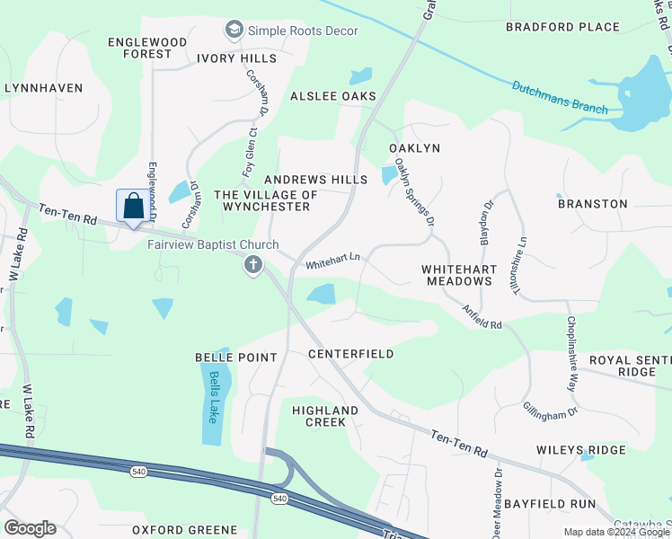 map of restaurants, bars, coffee shops, grocery stores, and more near 3017 Whitehart Lane in Raleigh
