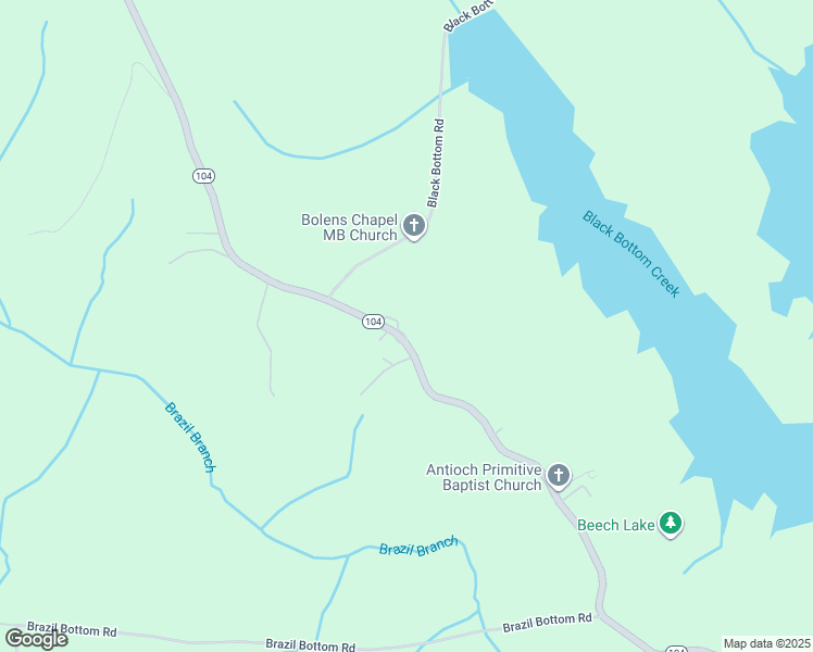 map of restaurants, bars, coffee shops, grocery stores, and more near 14587 Highway 104 North in Lexington
