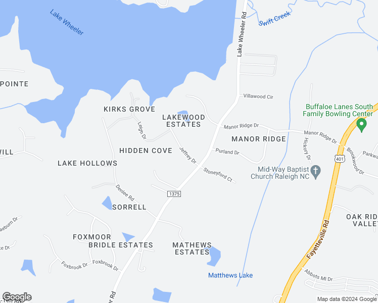 map of restaurants, bars, coffee shops, grocery stores, and more near 7117 Jeffrey Drive in Raleigh