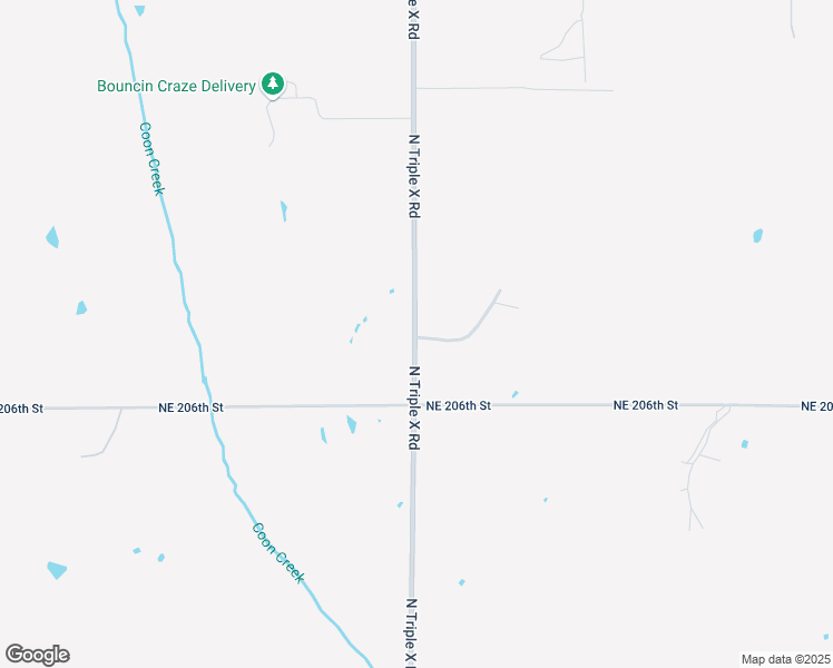 map of restaurants, bars, coffee shops, grocery stores, and more near 20922 North Triple X Road in Luther