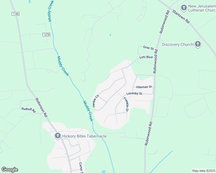 map of restaurants, bars, coffee shops, grocery stores, and more near 1639 Herbie Circle in Newton