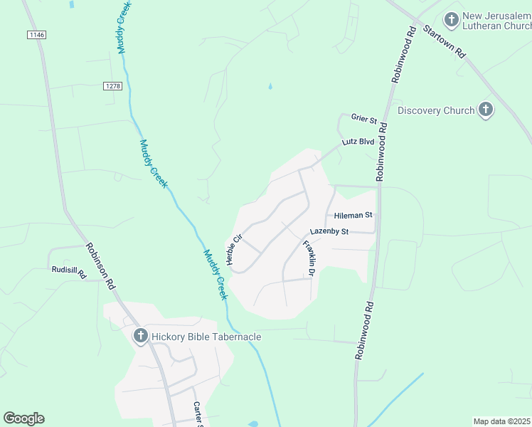 map of restaurants, bars, coffee shops, grocery stores, and more near 1639 Herbie Circle in Newton