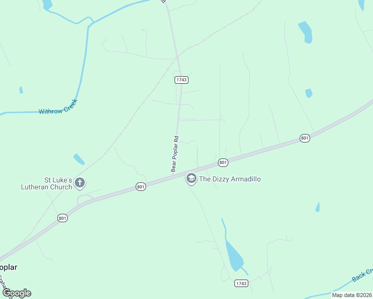 map of restaurants, bars, coffee shops, grocery stores, and more near 3511 Bear Poplar Road in Mount Ulla