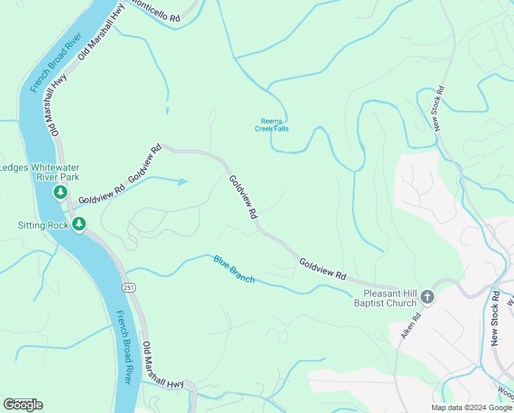 map of restaurants, bars, coffee shops, grocery stores, and more near 4 Patti Lane in Asheville