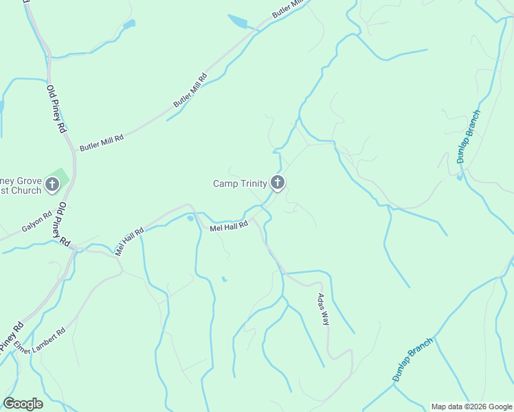 map of restaurants, bars, coffee shops, grocery stores, and more near 651 Mel Hall Road in Maryville