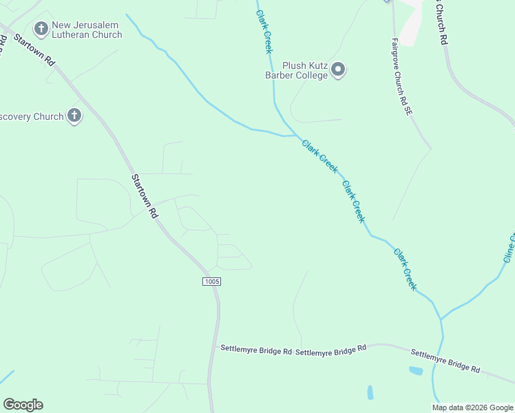map of restaurants, bars, coffee shops, grocery stores, and more near 2500 Startown Road in Newton