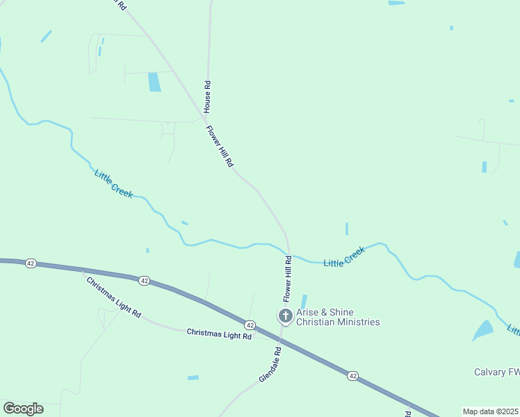 map of restaurants, bars, coffee shops, grocery stores, and more near 5829 Flower Hill Road in Kenly