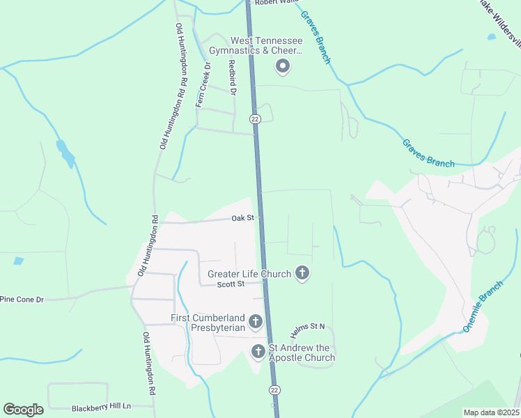 map of restaurants, bars, coffee shops, grocery stores, and more near 5455 Tennessee 22 in Lexington