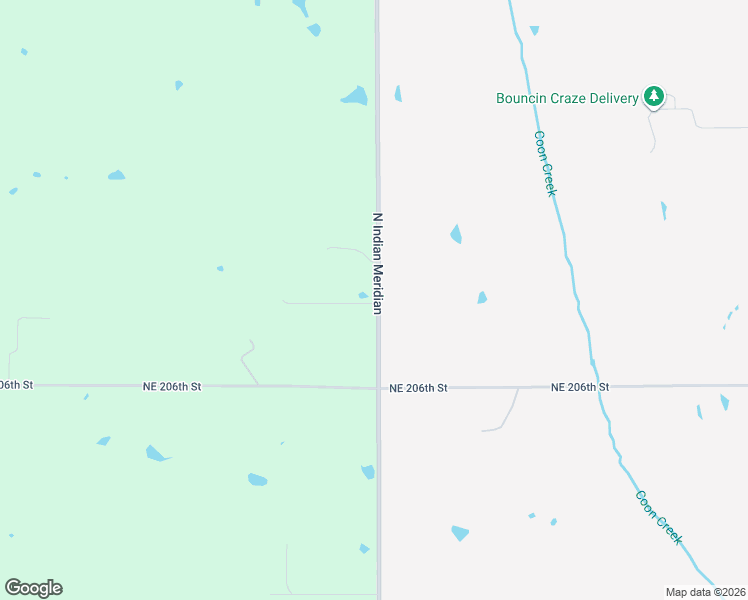 map of restaurants, bars, coffee shops, grocery stores, and more near 15951 Northeast 209th Street in Luther