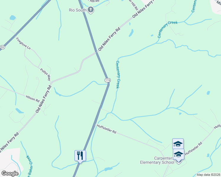 map of restaurants, bars, coffee shops, grocery stores, and more near 464 Calderwood Highway in Maryville