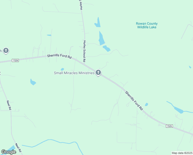 map of restaurants, bars, coffee shops, grocery stores, and more near 4225 Sherrills Ford Road in Salisbury