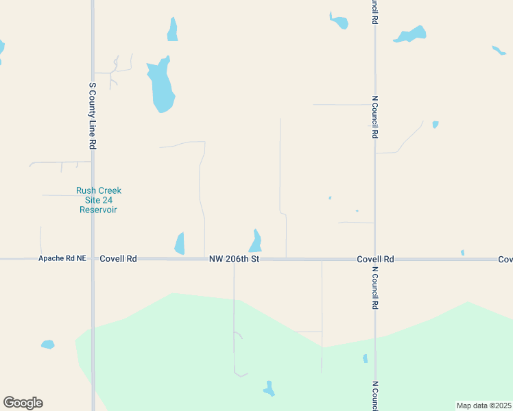map of restaurants, bars, coffee shops, grocery stores, and more near 21203 Bogie Road in Edmond