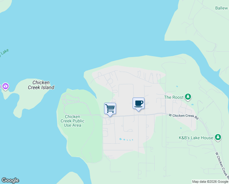 map of restaurants, bars, coffee shops, grocery stores, and more near 33956 South Whiskey Creek Road in Cookson