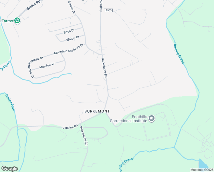 map of restaurants, bars, coffee shops, grocery stores, and more near 1101 Cedar Creek Drive in Morganton