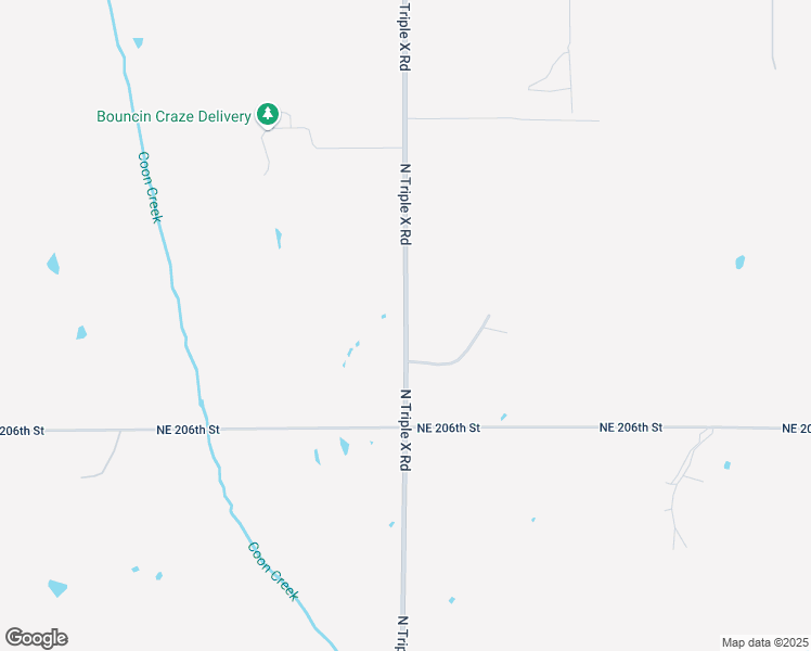 map of restaurants, bars, coffee shops, grocery stores, and more near 20922 North Triple X Road in Luther