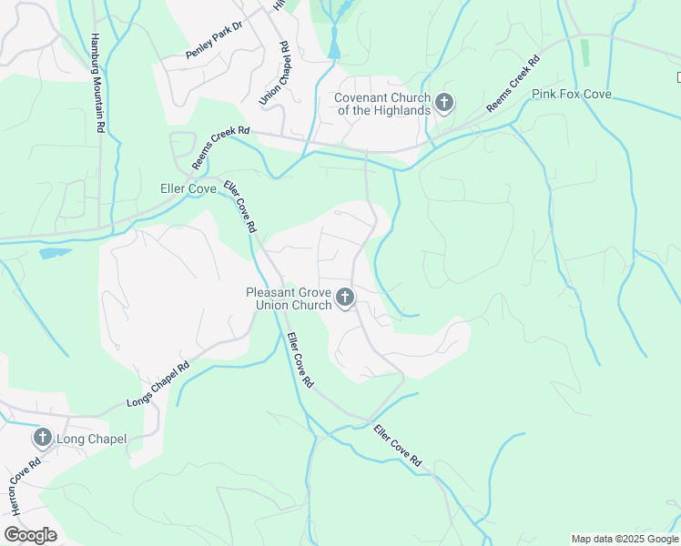 map of restaurants, bars, coffee shops, grocery stores, and more near 9 Forestwood Road in Weaverville