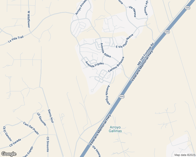 map of restaurants, bars, coffee shops, grocery stores, and more near 24 Camino De Vecinos in Santa Fe