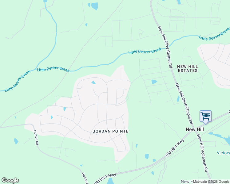 map of restaurants, bars, coffee shops, grocery stores, and more near 2706 Womble Ridge Drive in New Hill