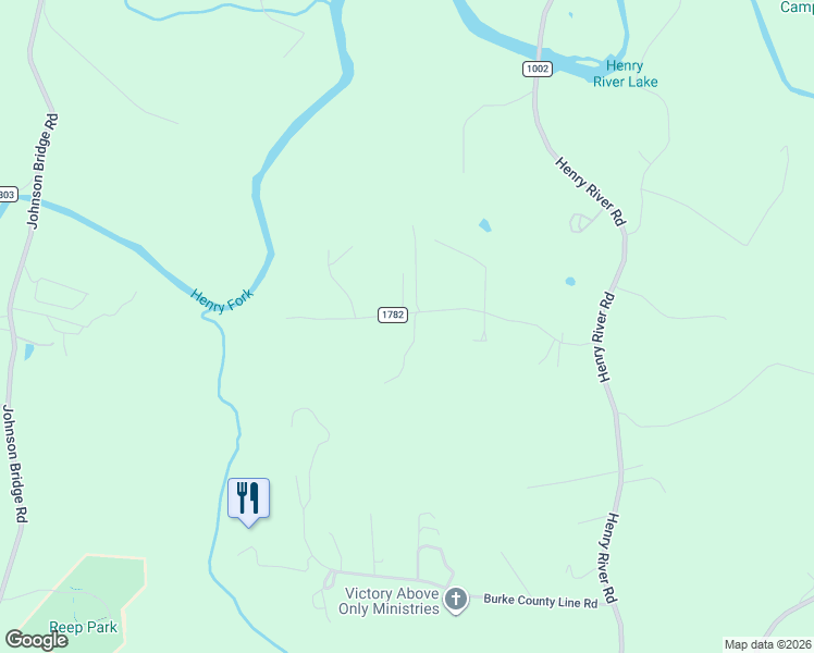 map of restaurants, bars, coffee shops, grocery stores, and more near 8632 County Line Road in Hickory